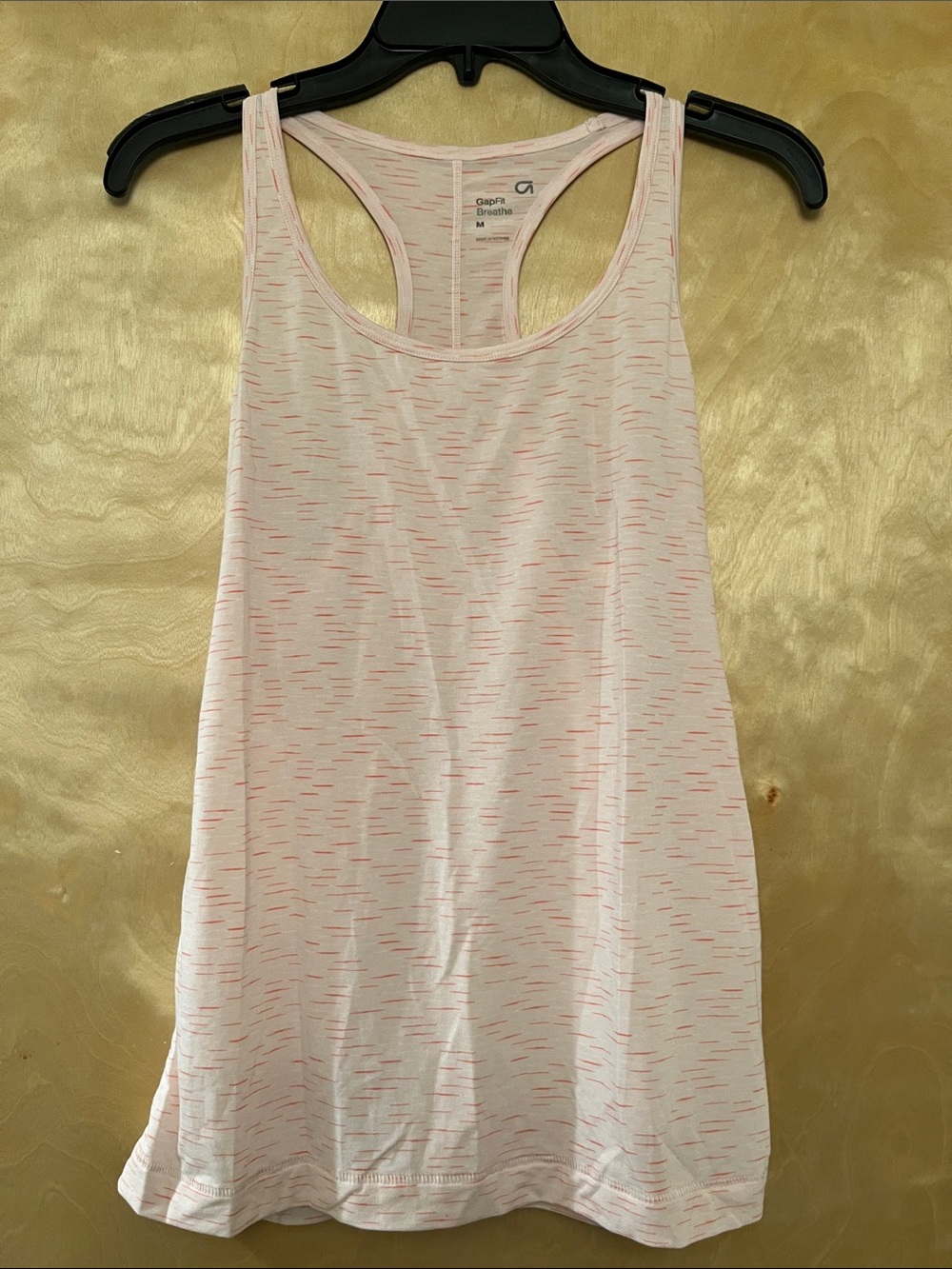 GapFit Light Pink Heathered Racerback Tank